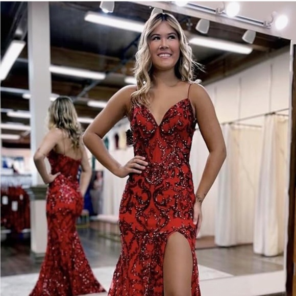 Red Prom Dress - Picture 1 of 4